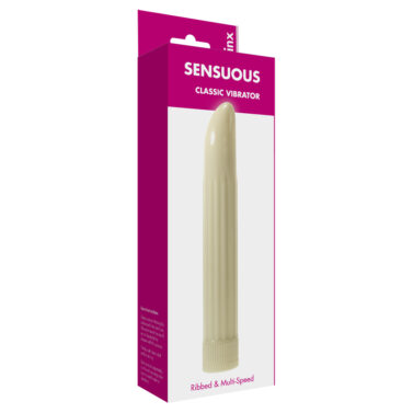 Minx Sensuous Ribbed Vibrator Ivory White OS