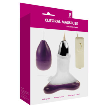 Minx Clitoral Masseuse Vibrating Clit Pump Transparent OS