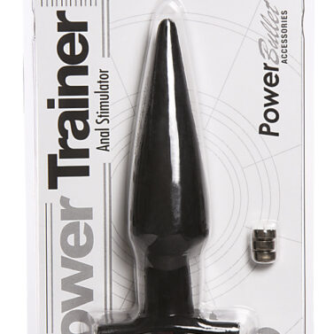 BMS Power Trainer Butt Plug Black OS