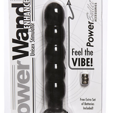 BMS Power Wand Enhanced Unisex Stimulator Black 6in