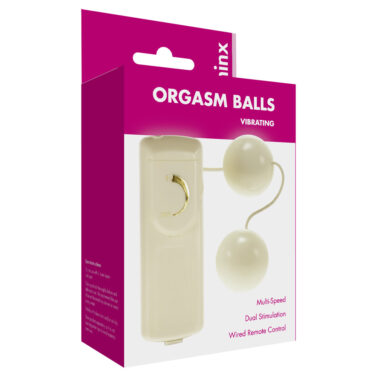 Minx Orgasm Balls Vibrating Love Balls White OS