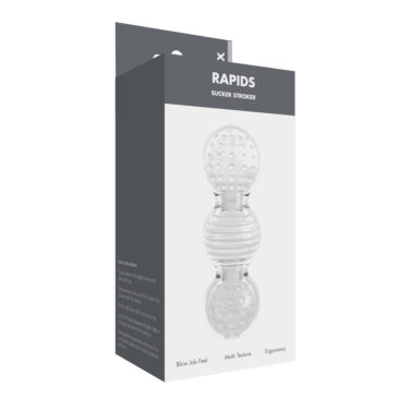 Linx Rapids Sucker Stroker Male Masturbator Transparent Os