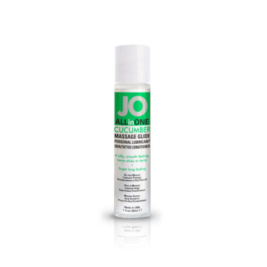 System Jo Cucumber Sensual Massage Oil 30Ml Transparent 30Ml Cucumber