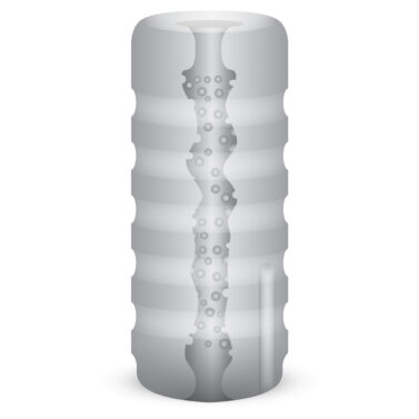 Zolo Girlfriend Squeezable Vibrating Stroker Vibrating Stroker White Os