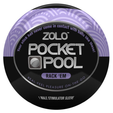 Zolo Pocket Pool Rack Em Purple OS