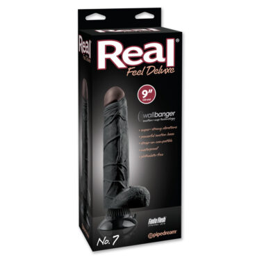 Real Feel Deluxe No 7 Black 9in