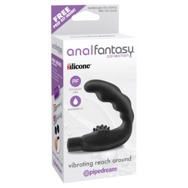 Anal Fantasy Collection Vibrating Reach Around Black OS